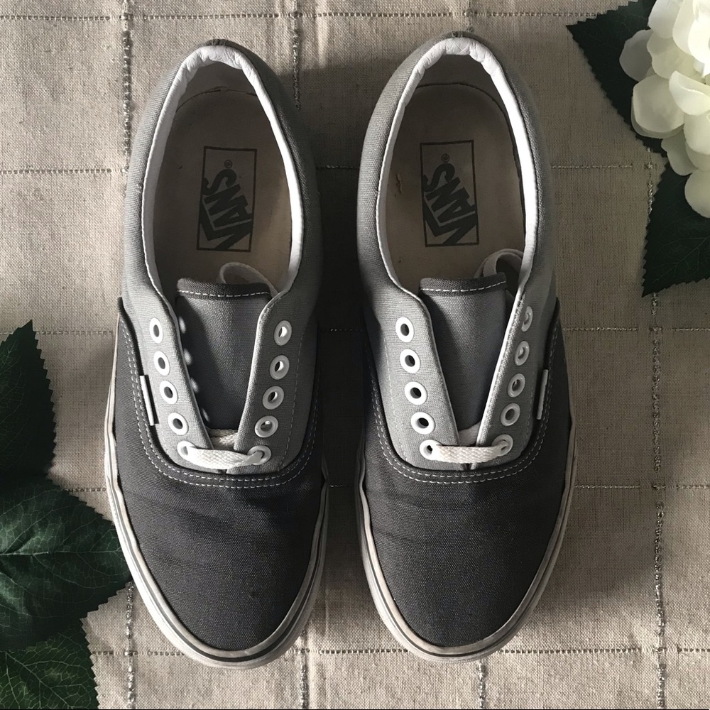Vans Grey Two-Toned Era Shoes